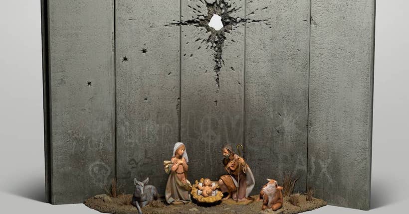 Banksy signe une crèche politique pour rappeler au monde le conflit israélo-palestinien